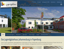 Tablet Screenshot of jugendgaestehaus-johannesburg.de